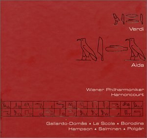 Verdi: Aida - Wiener Philharmoniker / Harnoncourt / Gallardo-Domâs / La Scola / Borodina / Hampson / Salminen / Polgár