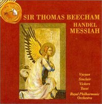 Handel - Messiah / Vyvyan · Sinclair · Vickers · Tozzi · Royal PO · Beecham