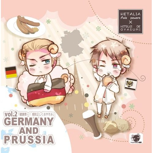 ヘタリア×羊でおやすみシリーズ vol.2　「健康第一！規則正しくおやすみ」