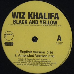 Black And Yellow (12in Vinyl)
