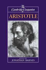 The Cambridge Companion to Aristotle (Cambridge University Press 1995)