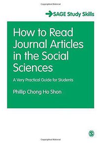 How to Read Journal Articles in the Social Sciences (SAGE Publications Ltd 2012)