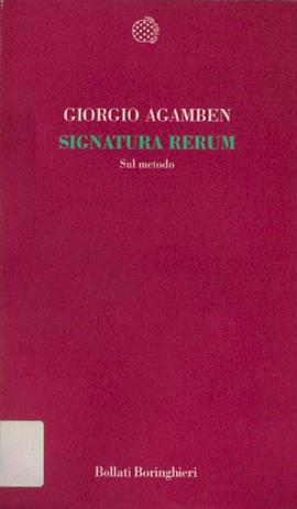 Signatura rerum