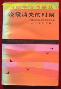 晚霞消失的时候（新时期争鸣作品丛书） (时代文艺出版社 1986)