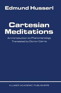 Cartesian Meditations (Martinus Nijhoff Pub. 1977)