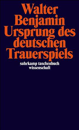 Ursprung Des Deutschen Trauerspiels