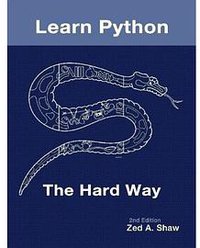 Learn Python The Hard Way, 1st Edition (Lulu.com 2010)