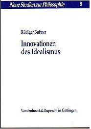 Innovationen des Idealismus (Vandenhoeck & Ruprecht 1995)