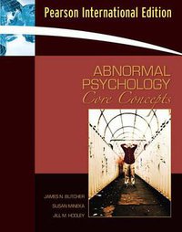 Abnormal Psychology Core Concepts (Pearson 2006)