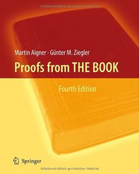 Proofs from THE BOOK (Springer 2009)