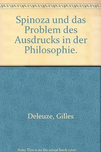 Spinoza und das Problem des Ausdrucks in der Philosophie (Fink, Wilhelm 2002)