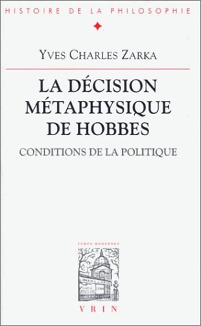 La decision metaphysique de Hobbes