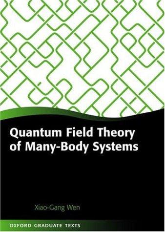 Quantum Field Theory of Many-body Systems