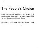 The People's Choice (Columbia University Press 1968)