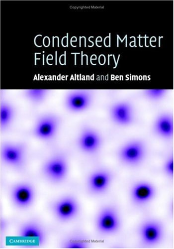Condensed Matter Field Theory