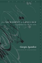 The Sacrament of Language