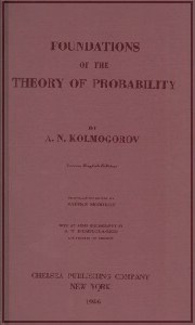 Foundations of the Theory of Probability