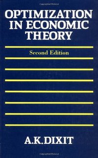 Optimization in Economic Theory (Oxford University Press 1990)