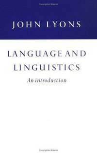 Language and Linguistics