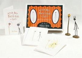 Tim Burton's Stick Boy & Match Girl Note Cards and Figures Boxed Set