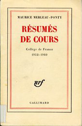 Résumés de cours (Gallimard 1968)