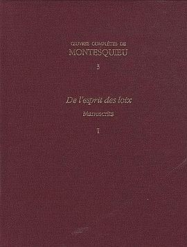 De L'esprit des Loix