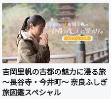 吉冈里帆的古都魅力沉浸之旅～长谷寺・今井町～奈良不可思议旅行图鉴特别篇