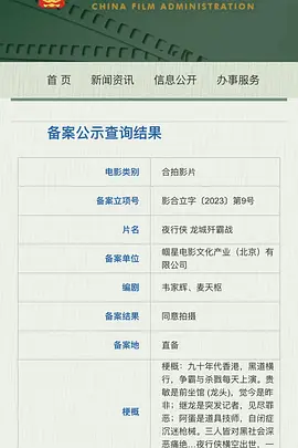 夜行侠 龙城歼霸战