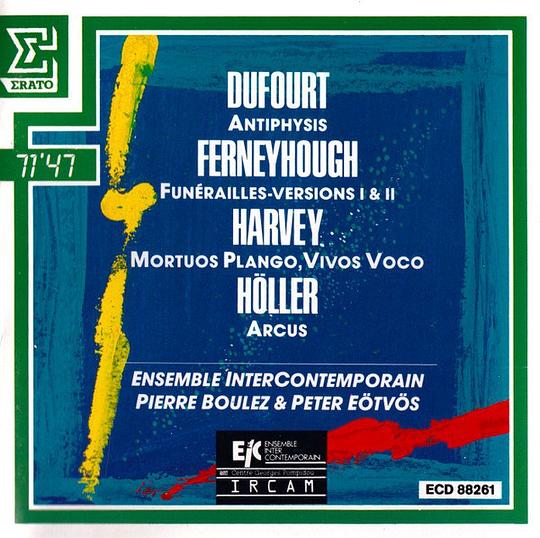 Ensemble Intercontemporain, Pierre Boulez & Peter Eötvös – Antiphysis / Funérailles - Versions I & Il / Mortuos Plango, Vivos Voco / Arcus