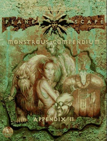Planescape Monstrous Compendium II by Baker, Richard L, III, TSR Inc (1995) Perfect Paperback