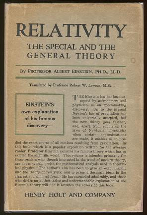 Relativity: The Special and the General Theory