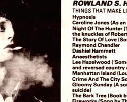AUTOLUMINESCENT: ROWLAND S. HOWARD