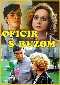 An Officer with a rose